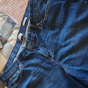 WonderlyDark Blue Straight Leg Jeans